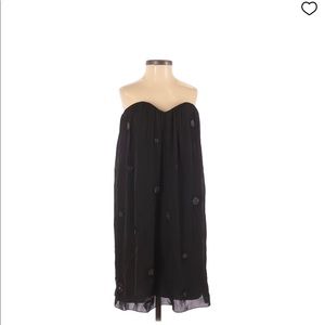 NWT Adam by Adam Lippes black strapless dress size 6